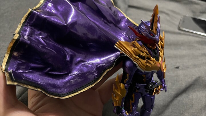 Super cheap! Super simple! Super domineering! Make a movable cape Kamen Rider Evil King Dragon shf