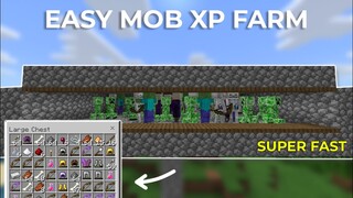 Easy Mob XP Farm Tutorial 1.18 Minecraft Bedrock and Java Edition