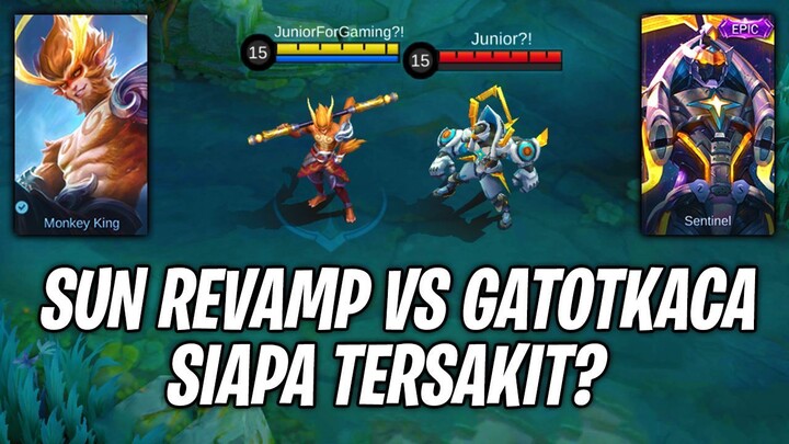 SUN REVAMP VS GATOTKACA - SIAPA FIGHTER PALING KUAT?! MOBILE LEGENDS