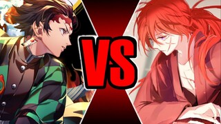 【MUGEN】灶门炭治郎 VS 绯村剑心【1080P】【60帧】