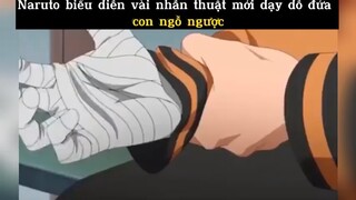 Naruto biểu diễn vài nhân thuật dạy dỗ đứa con ngỗ ngược