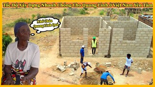 Quanglinhvlogs || VICTORI-FEDDI Đã Hội Quân - Tiến Độ Xây Nhà Nhanh Chóng Cho Quang Linh Yên Tâm