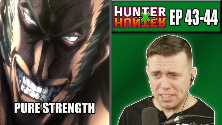 UVOGIN VS THE SHADOW BEASTS! | Hunter x Hunter Episode 43 and 44 REACTION