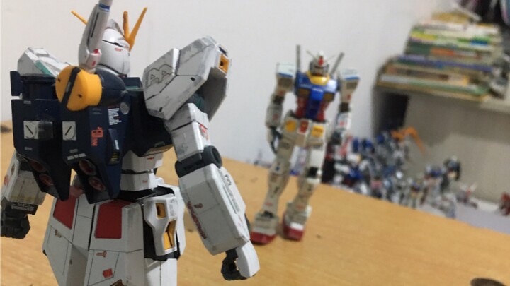 ฉันกำลังทำอะไรบางอย่างกับ Cow Gundam [การแปลงดินดอกไม้]