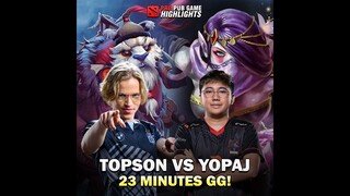 Yopaj- vs Topson - 23 Minutes GG!