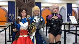 Dekorasi di tempat pertunjukan komik FGO Guangzhou