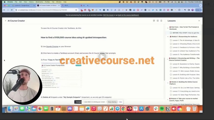 AI Course Creator – Ole Lehmann