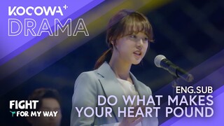 Aera becomes Korea's FIRST female ring announcer | Fight For My Way EP14 | KOCOWA+