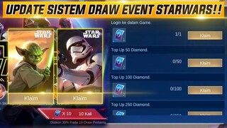 UPDATE!! TANGGAL RILIS EVENT STARWARS RESALE | SISTEM DRAW EVENT STARWARS MLBB TERBARU 2022