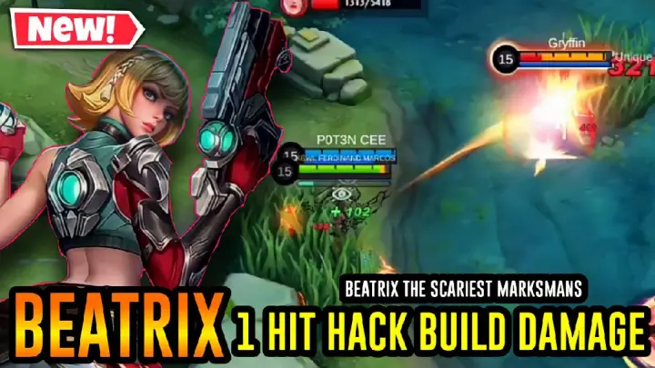 Beatrix 1hit hack damage build please try