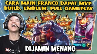 Cara main franco dapat MVP, BUILD, EMBLEM, FULL GAMEPLAY FRANCO