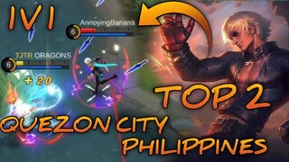 I Never Thought That I know How To Use Gusion Bad Combo. 1v1 With Top 2 Quezon City Phil.