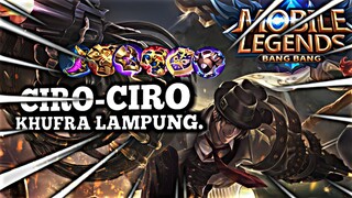 mode ciro-ciro khufra lampung. bikin musuh ketar-ketir😬🔥