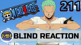 One Piece Episode 211 Blind Reaction - IT'S NOT OVER!!
