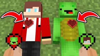 WHAT if SWAP HEARTS TO MIKEY & JJ in Minecraft ? (Mazien Mizen Maizen)