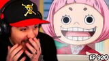 One Piece Episode 920 REACTION | A Great Sensation! Sanji's Special Soba!