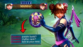 SOLO MYTHIC RANKED PURPLE BUILD ( The Best Color Build ) - bilibili