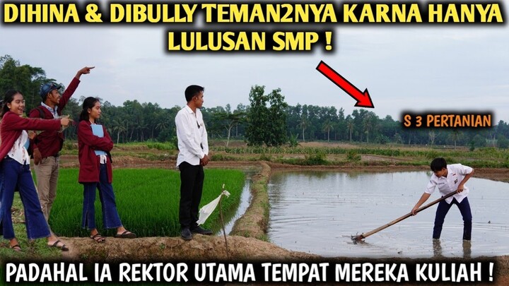 DIHINA TEMAN2NYA KARNA HANYA LULUSAN SMP, PADAHAL IA REKTOR YANG AKAN MENANDATANGANI WISUDA MEREKA‼️