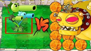 PvZ - Plants vs Zombies Hack | 100 Peashooter, which zombie can defeat him?  #13