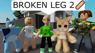 BOBBY'S BROKEN LEG PART 2 | Funny Roblox Moments | Brookhaven 🏡RP
