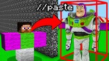 I CHEATED with //PASTE in BUZZ LIGHTYEAR Build Challenge! (Minecraft)