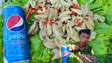 Ruột già sốt thái siêu cay đậm chất món ăn Thái Lan - Châu An Vlog