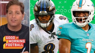 GMFB | Peter Schrager breaks down NFL Week 2:  Lamar Jackson will lead Ravens take down Dolphins