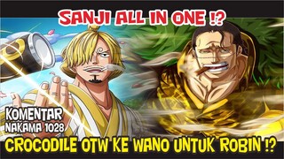 SANJI PAKET KOMPLIT Dan CROCODILE AKAN DATANG KE WANO UNTUK PLUTON!? [Komentar Nakama]