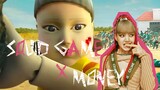 鱿鱼游戏第一季主题曲《MONEY》MV首公开，网飞携手BP LISA与你一起玩一二三，木头人？（俺自制）