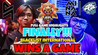 BLACKLIST VS. MINANA EVOS FULLGAME HIGHLIGHTS | MPL PH S13 WEEK 5 DAY 2