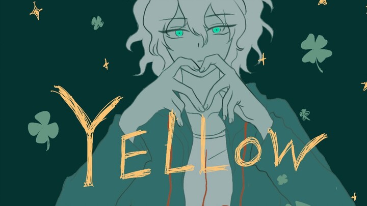 【Komaeda Nagito 2021 จดหมายที่เขียนด้วยลายมือฉลองวันเกิด】สีเหลือง