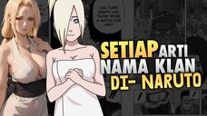 Setiap Arti Nama Klan di Konoha