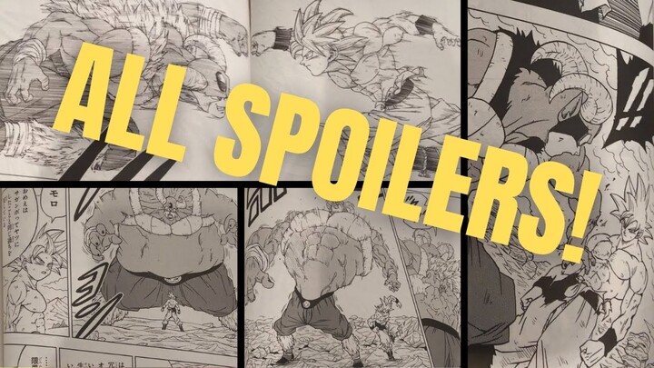 ALL DRAGON BALL SUPER MANGA CHAPTER 65 SPOILERS | GIANT MORO | ANGEL MORO |