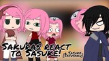 Sakuraâ€™s react to Sasuke! | Sasusaku | original? | naruto | no name |