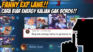 TERBONGKAR!! FANNY BELI ITEM INI ENERGY AUTO IRIT FANNY EXP LANE PADAHAL NO BUFF TETAP IRIT :V !!