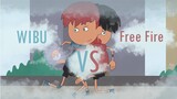 wibu vs free fire - funny animation