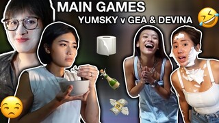 (ENG SUBBED)GAME BERHADIAH DUIT ATAU APES DGN DEVINA GEA//WIN MONEY OR GET UNLUCKY WITH DEVINA & GEA