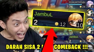 DARAH SISA 2 GAK USAH TEGANG! GW BANTE SATU PERSATU! - Magic Chess Mobile Legends