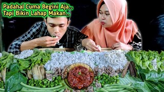 Langsung Ludes.. Asin Leutik, Leunca Dadakan, Terong Goreng, Daun Kacang Mentah, Sambel Pedas