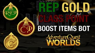 =AQW= GOLD, CP & REP BOOST ITEMS FARM BOT! | GRIMOIRE 3.8+
