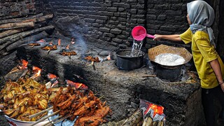 MASAKNYA MASIH TRADISIONAL!!! SEHARI JUALAN BISA  LUDES RATUSAN BAHKAN RIBUAN EKOR AYAM KAMPUNG???