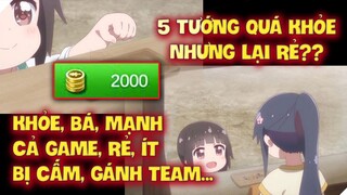 MLBB | 5 TƯỚNG MẠNH CẢ GAME, KHỎE MỌI CẤP RANK, ÍT BỊ BAN, DỄ GÁNH TEAM, NGON RẺ GIÁ TỪ 2000 BP?????