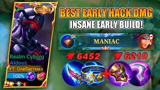 ALDOUS BEST EARLY BUILD HACK DAMAGE🔥 | ALDOUS BEST BUILD 2022