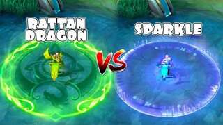 Estes Sparkle VS Rattan Dragon Skin Comparison