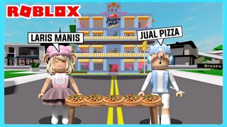 Aku Dan Adiku  Bikin Restaurant Pizza Paling Besar Dan Laris Di Roblox Brookhaven ft @Shasyaalala