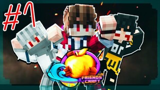 【FriendsCraft UHC SS.1】- #1 เริ่มต้นสงคราม #สีฟ้า