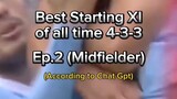 Best Starting XI of all time Ep.2 Midfielder⚽️🧠