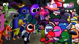 [New Update] 3D Rainbow Friends Vs Impostor V4 NEW Remix Ver 🎶  (NEW 3D White, Teal)