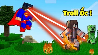 bqThanh Thử Thách 24 Giờ Làm SIÊU NHÂN Trong Minecraft ! (SUPERMAN)