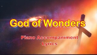 God of Wonders | Piano Accompaniment